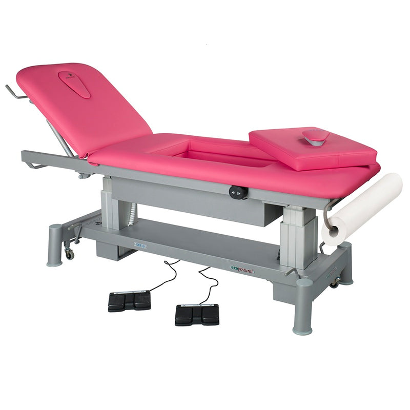 "Електрическа специализирана масажна кушетка за бременни и хора с голям корем"